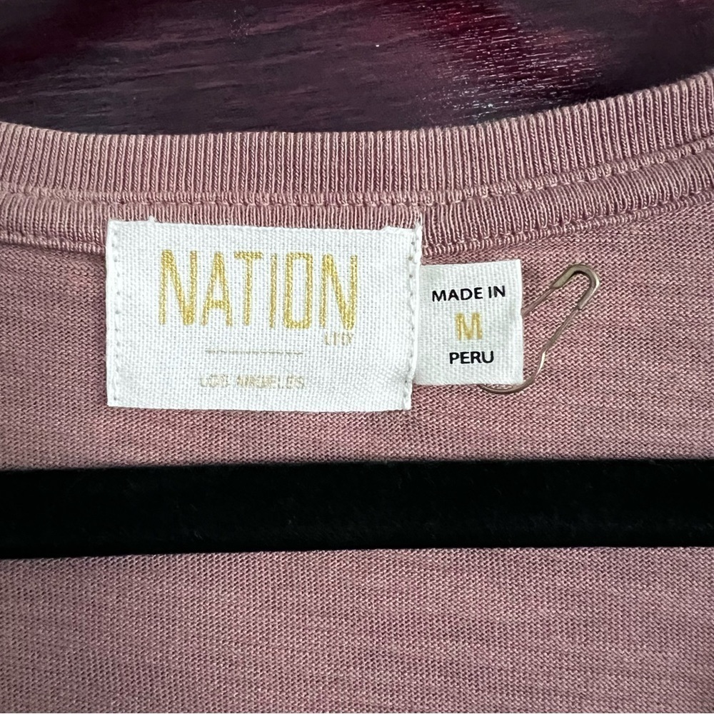 Nation LTD Fabian Fused Ruffle Dress in Mojave size M - Picture 7 of 12